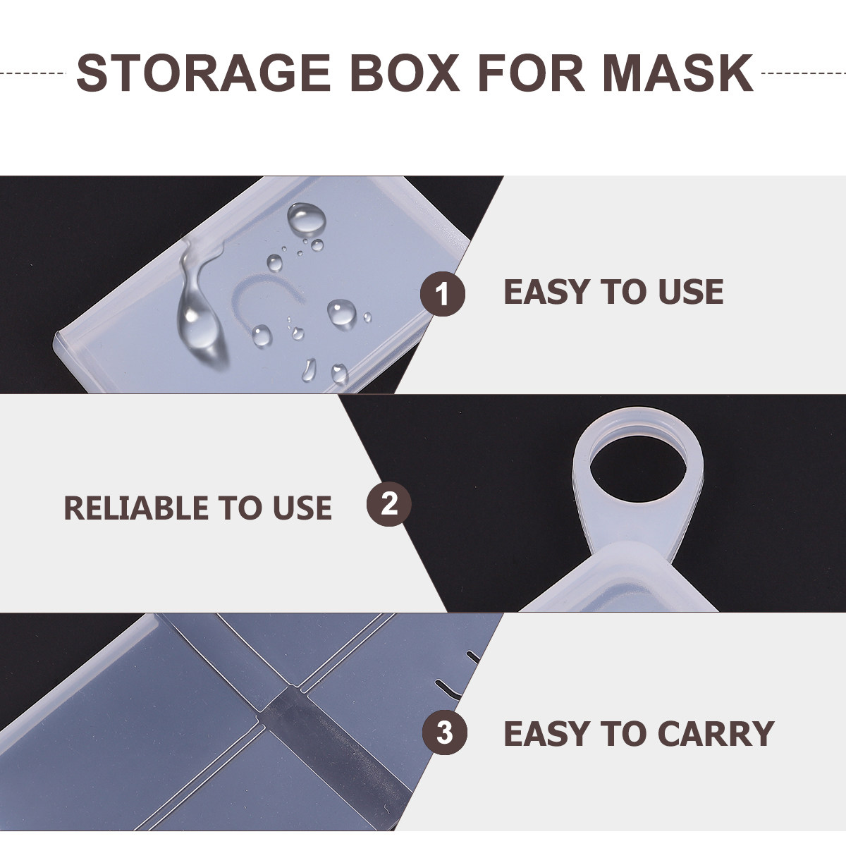 2 Adet Düz Silikon Maske Sakla - Face Mask Storage Box incelemesi ve fiyatı