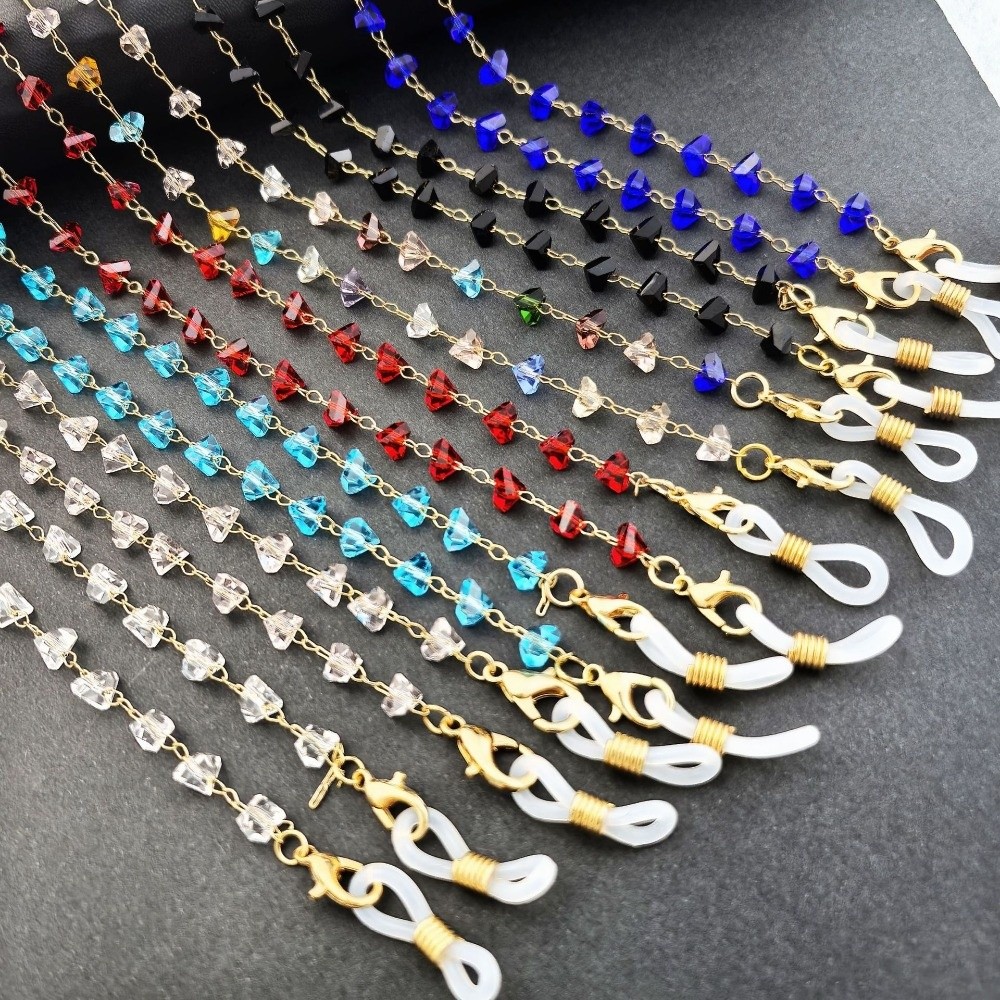Moda Aksesuarı Üçgen Kristal G - Mask Chain Holder incelemesi ve fiyatı